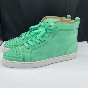 Christian Louboutin Spike high top suede